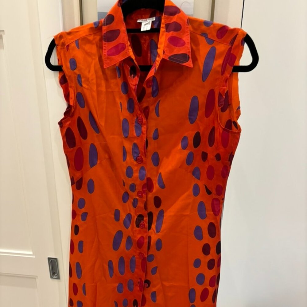 Vintage Olivier Strelli 100% Silk Dress